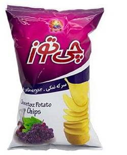 چی توز چیپس سرکه نمکی 140گرم